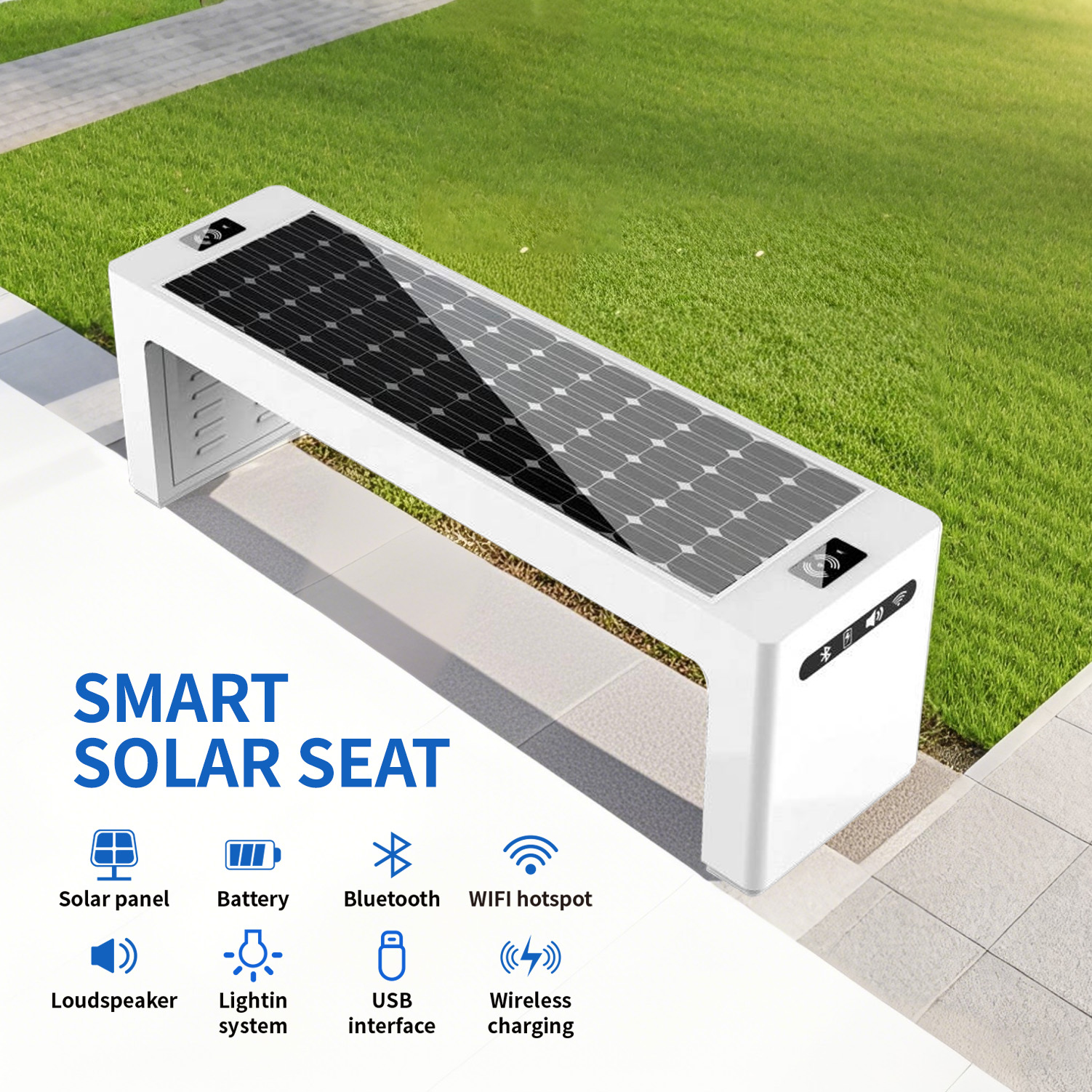 Bancs solaires intelligents : révolutionner les espaces urbains avec une technologie durable
