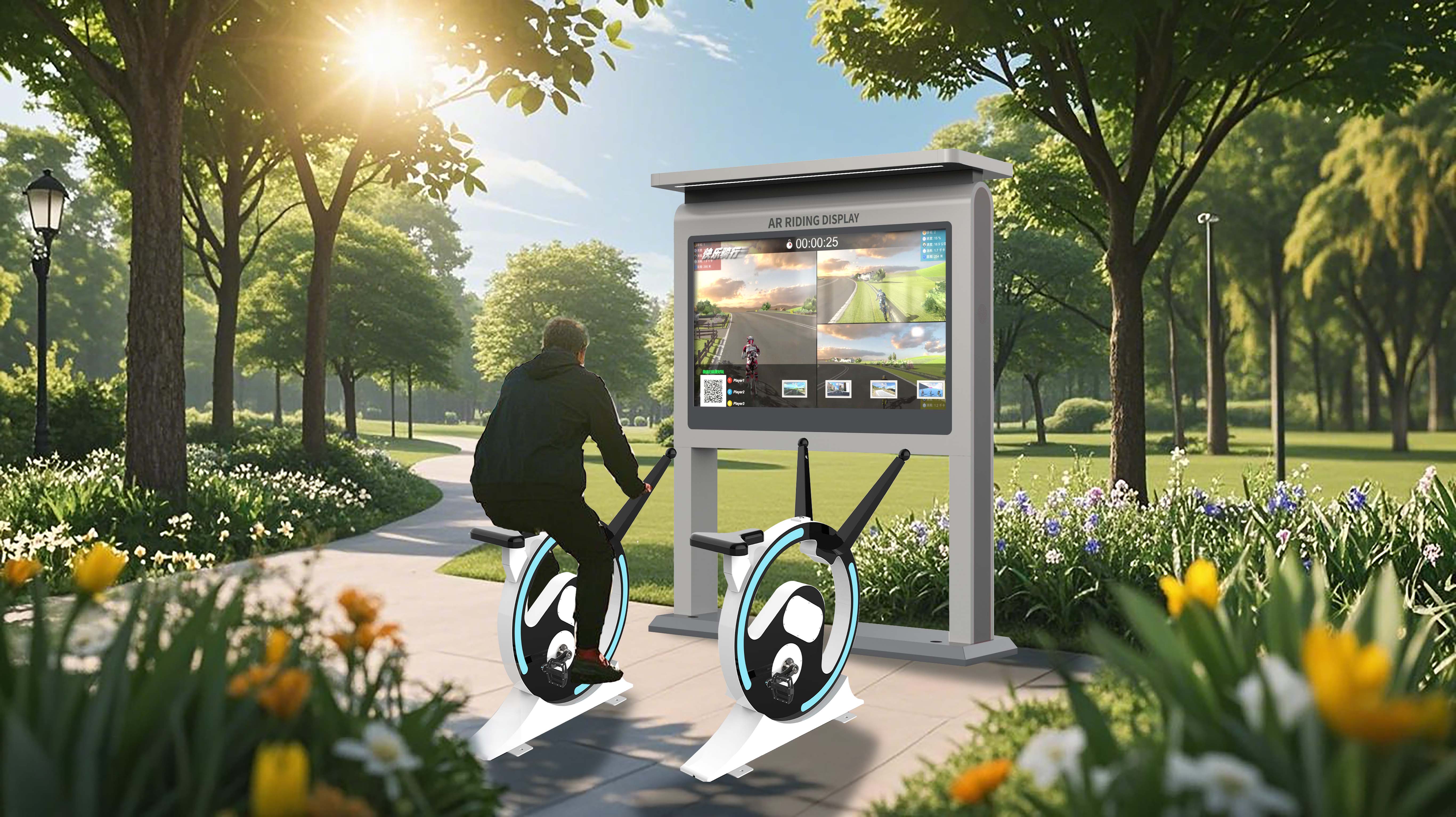 Fatigué des entraînements ennuyeux? Comment un écran de cyclisme AR peut-il révolutionner la forme physique et le plaisir?