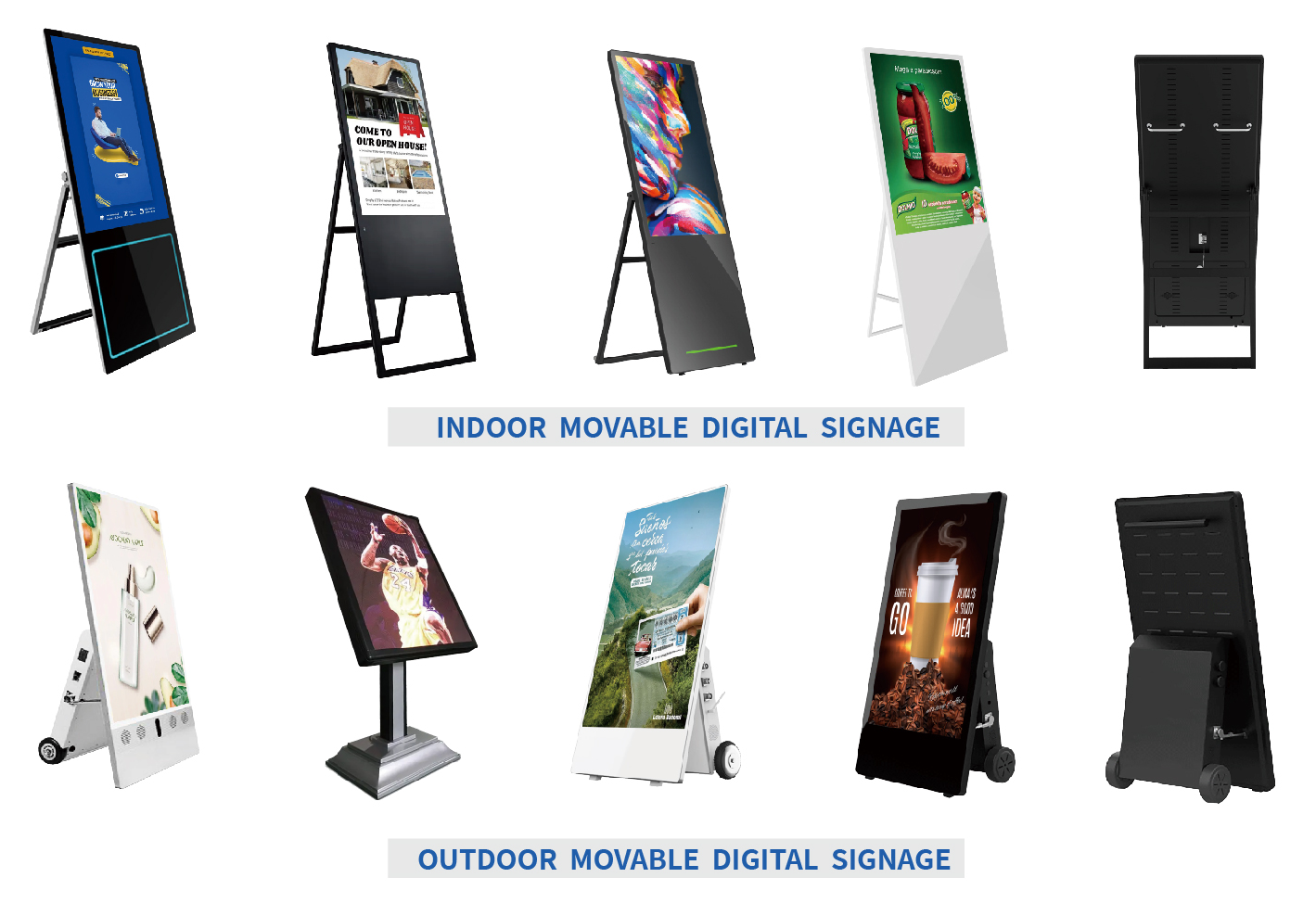 可移动式广告机 1