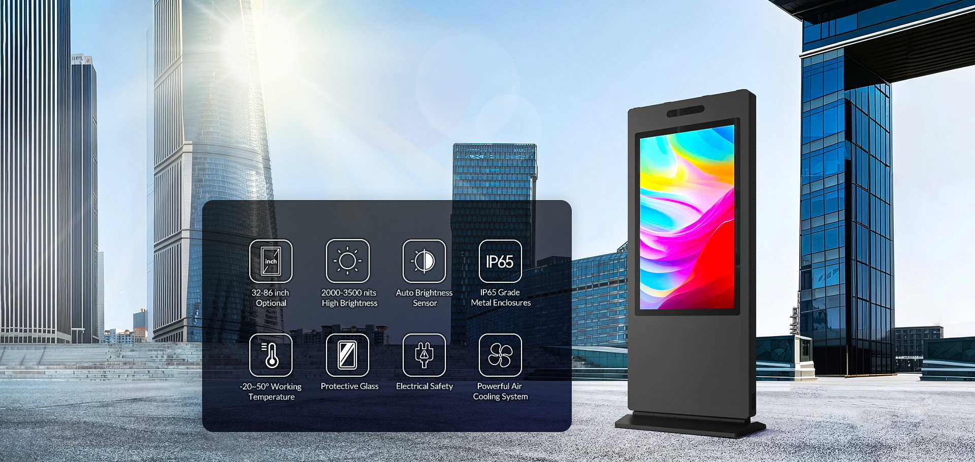 Du « cinquième média » au hub intelligent : analyse approfondie et plan futur de la machine de publicité LCD extérieure