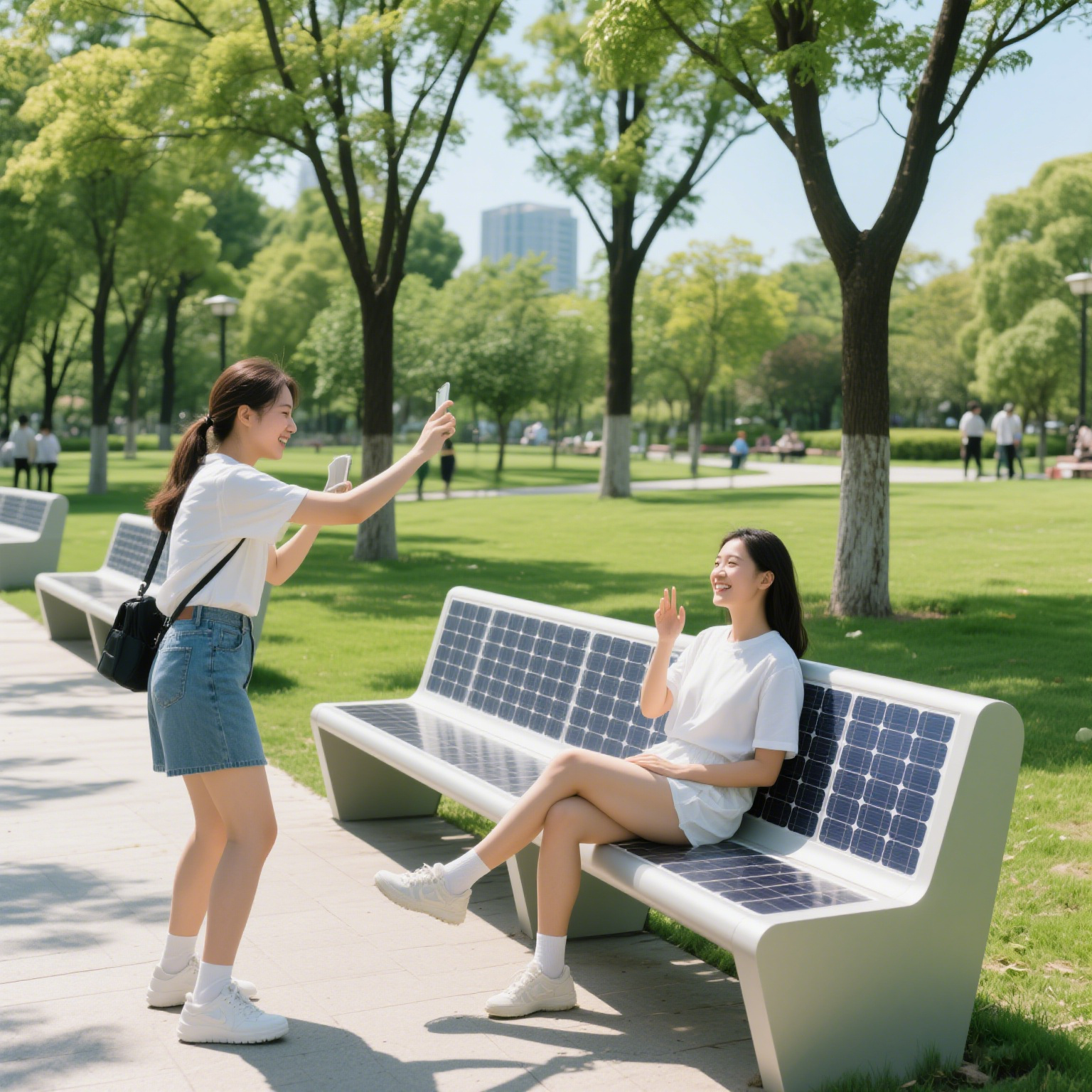 Comment fonctionnent les bancs à énergie solaire ?