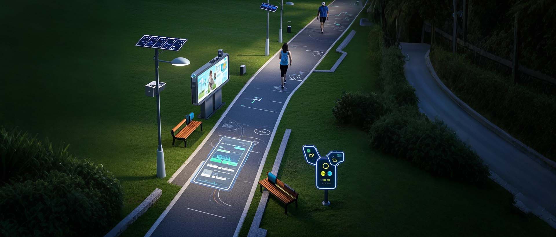 Tendances de la construction de parcs intelligentes: améliorer l'espace public avec une technologie innovante